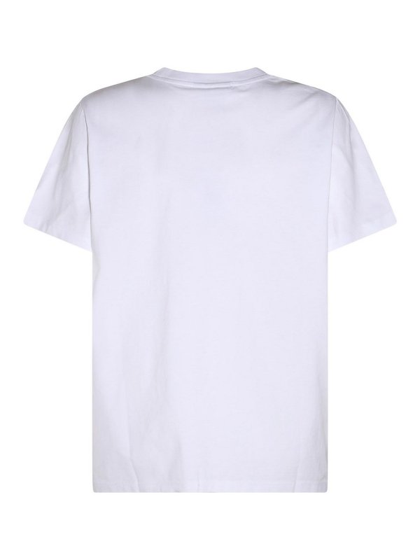 GANNI: Camisetas online - Camiseta - Blanco