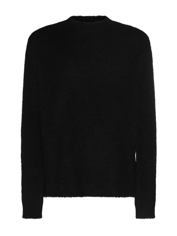 JIL SANDER: Pull col rond - Pull Col Rond - Noir