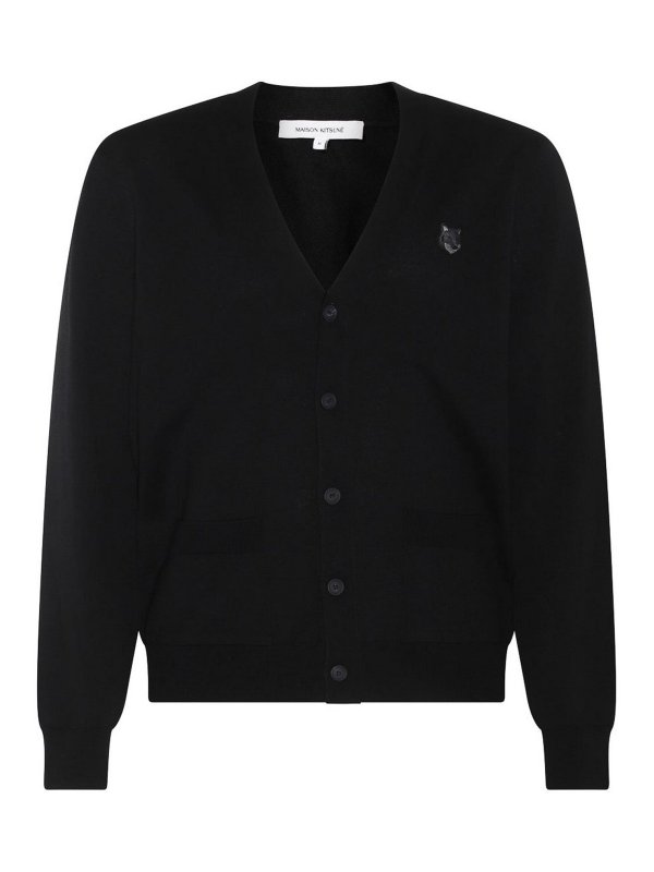 MAISON KITSUNÉ: クルーネック - クルーネック - 黒