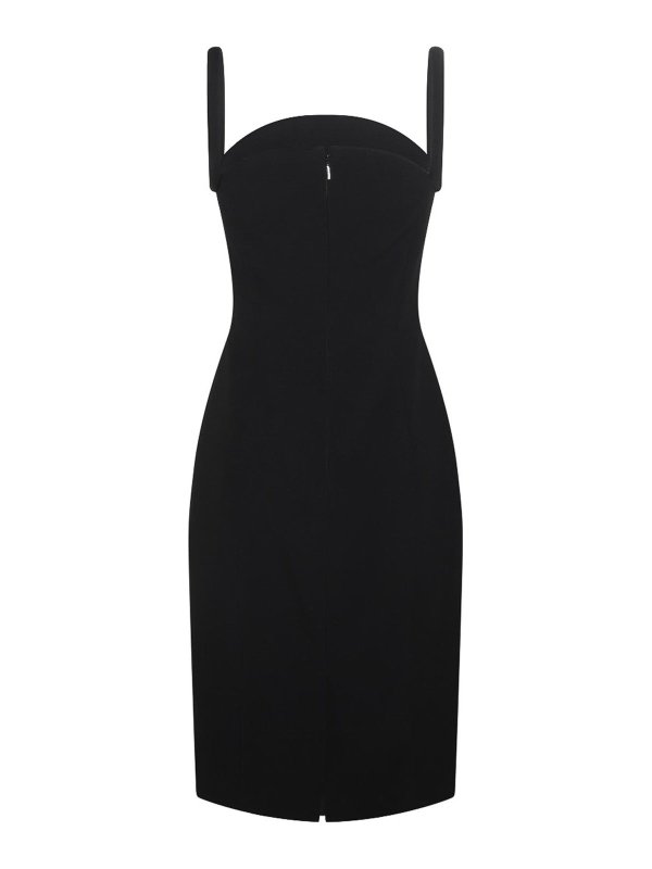 VERSACE: Knielange Kleider online - Knielanges Kleid - Schwarz