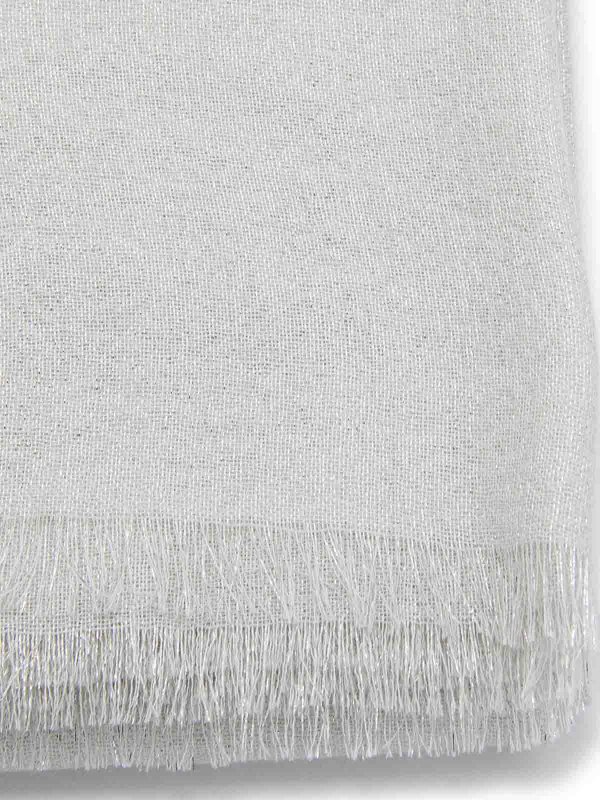 BRUNELLO CUCINELLI: スカーフ online - スカーフ - 銀