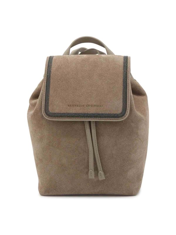 BRUNELLO CUCINELLI: Rucksäcke - Rucksack - Braun