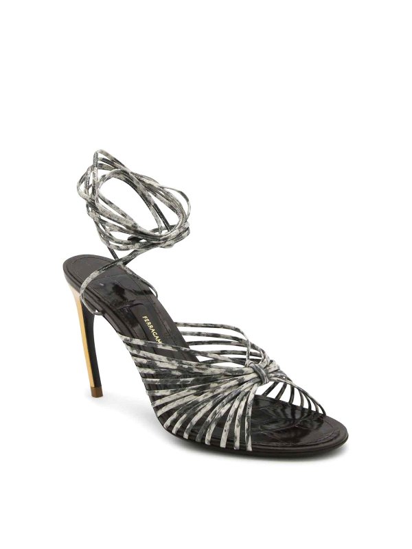 FERRAGAMO: サンダル online - パンプス - ダークブラウン