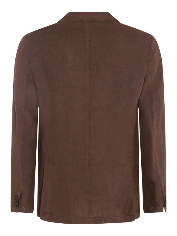 ALTEA: giacche blazer online - Blazer in lino marrone