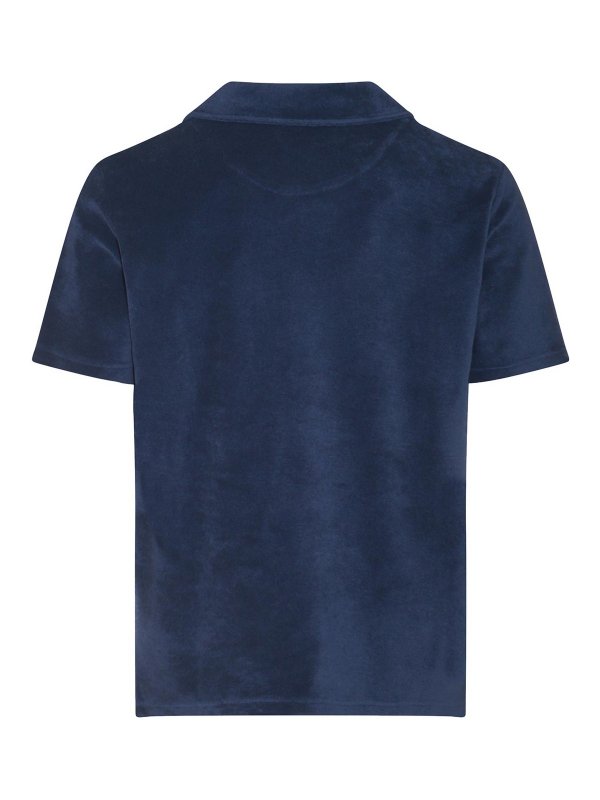 ALTEA: polo shirts online - Blue Cotton Polo Shirt