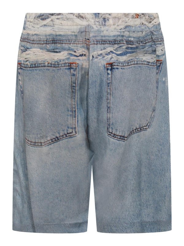 DIESEL: トラウザーショーツ online - ショートパンツ - ブルー