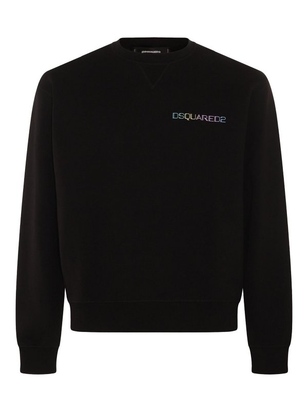 DSQUARED2: Sweatshirts & Pulls - Sweat-Shirts - Noir