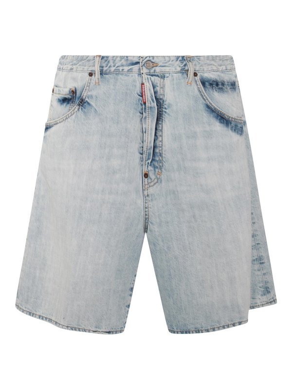 DSQUARED2: Hosen Shorts - Shorts - Blau