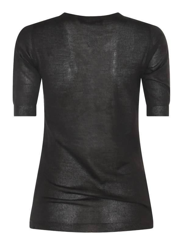 FABIANA FILIPPI: crew necks online - Black Wool Knitwear
