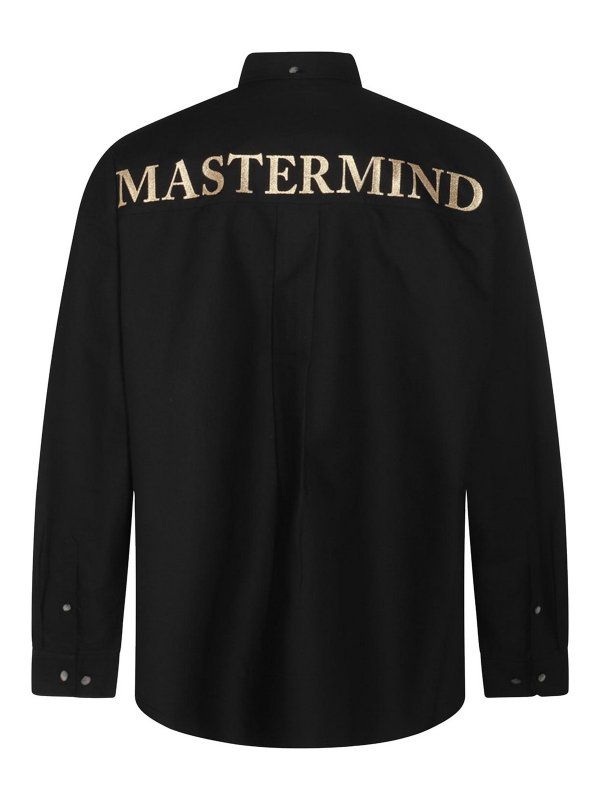 MASTERMIND WORLD: camicie online - Camicia in cotone nero
