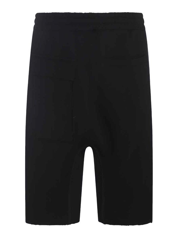 THOM KROM: pantaloni shorts online - Pantaloncini di cotone nero