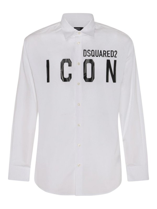DSQUARED2: shirts - White Cotton Shirt
