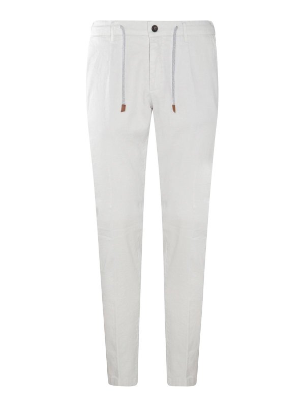 ELEVENTY: カジュアルトラウザー - カジュアルパンツ - 白