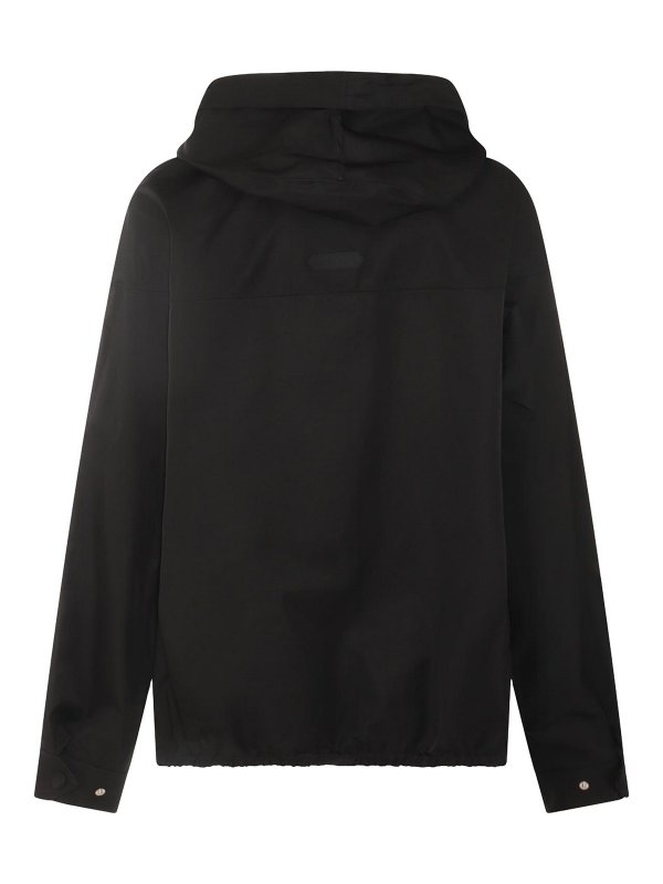 LANVIN: casual jackets online - Black Cotton Casual Jacket