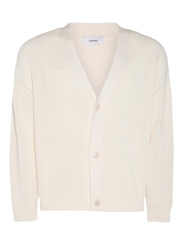 LARDINI: カーディガン - カーディガン - 白
