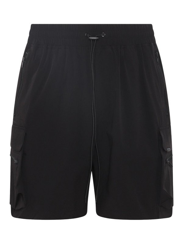 REPRESENT: Trousers Shorts - Black Nylon Shorts