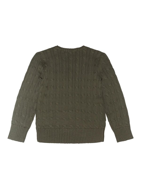 POLO RALPH LAUREN: Strickpullover mit Rundhalsausschnitt online - Rundhalspullover - Hellgrün