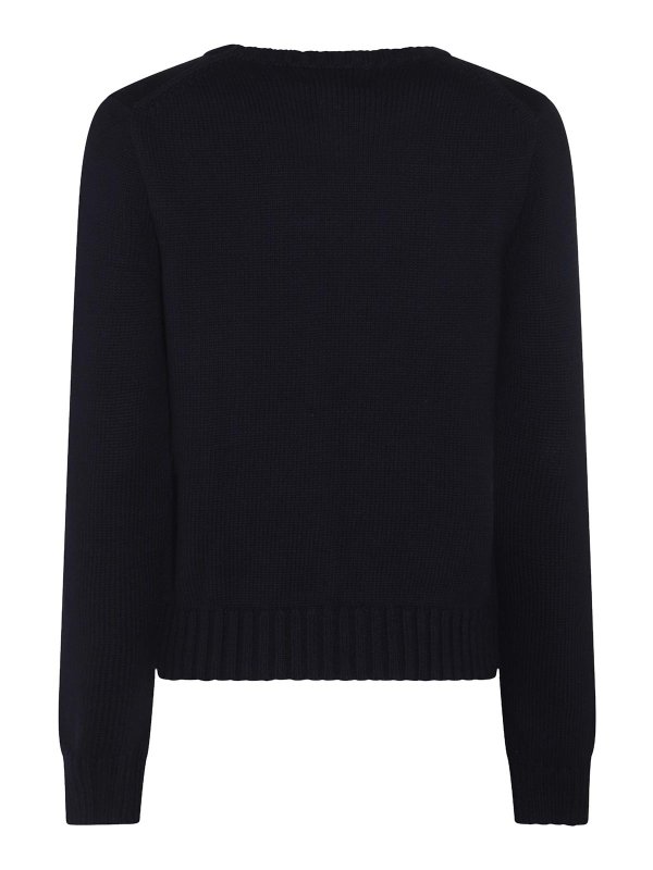 POLO RALPH LAUREN: Pull col rond - Pull Col Rond - Bleu