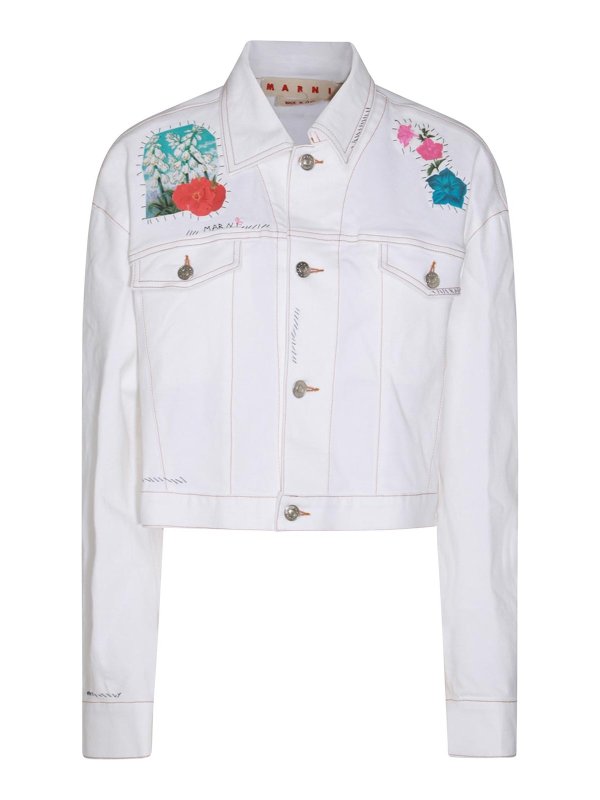 Marni: Chaquetas casual - Chaqueta Casual - Blanco