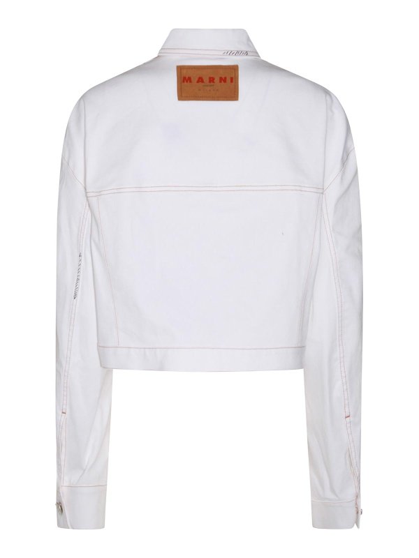 Marni: Chaquetas casual online - Chaqueta Casual - Blanco