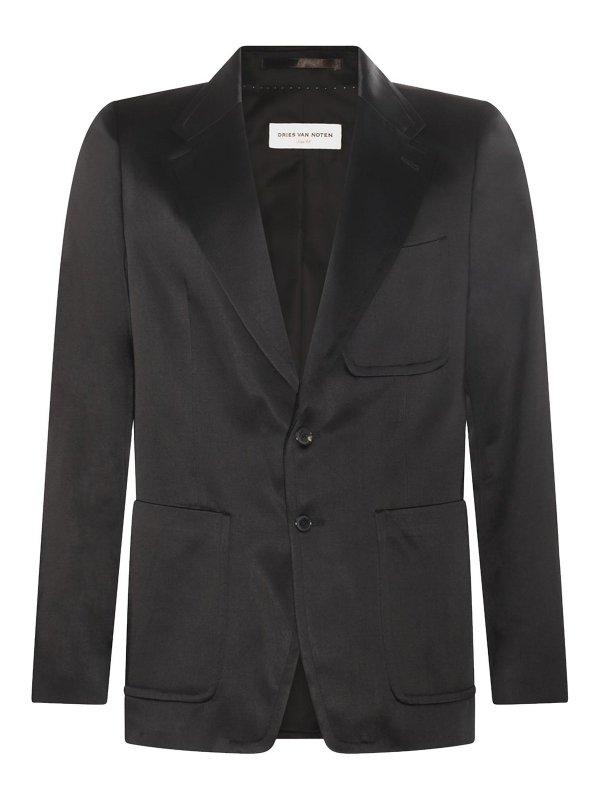 DRIES VAN NOTEN: Blazer - Blazer - Schwarz