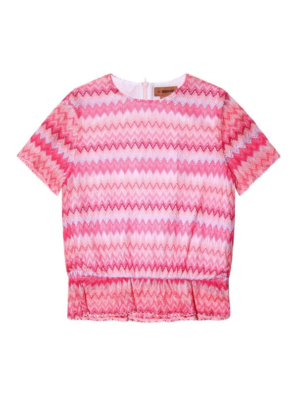 MISSONI: t-shirt online - T-shirt rosa