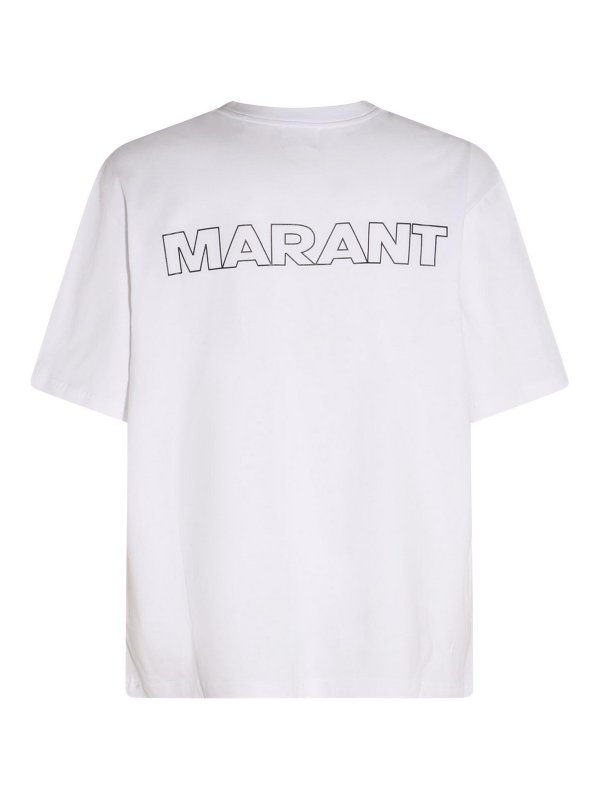 ISABEL MARANT: t-shirt - T-shirt in cotone bianco