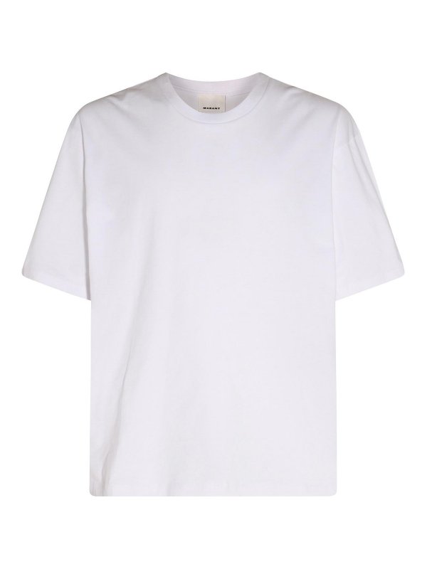 ISABEL MARANT: t-shirt online - T-shirt in cotone bianco