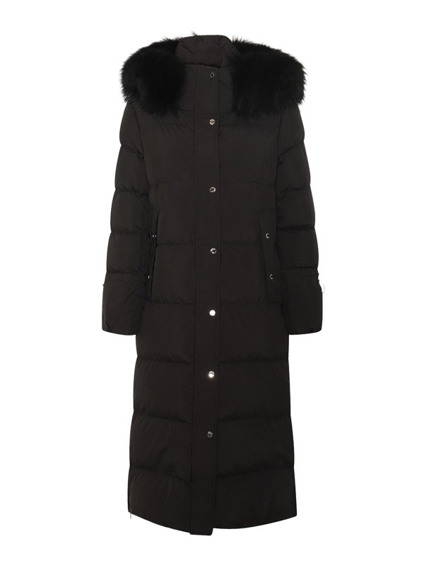 MOORER: casual jackets - Black Down Jacket