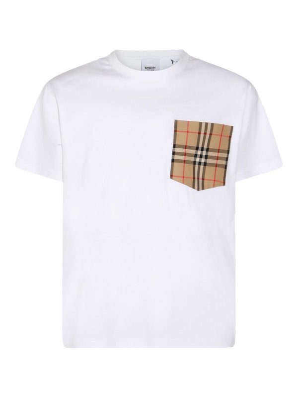 BURBERRY: Camisetas - Camiseta - Blanco