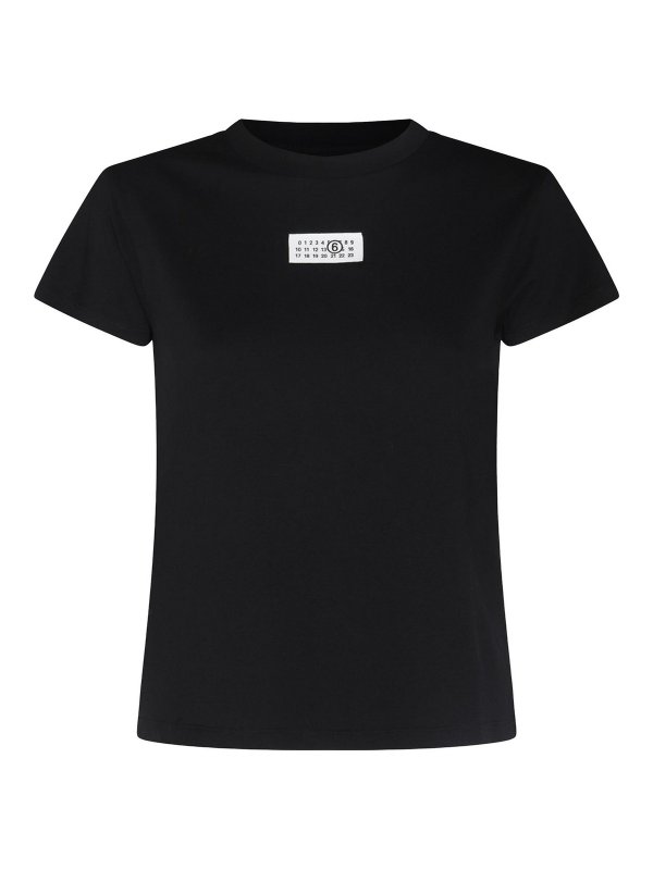 MM6 MAISON MARGIELA: T-shirts - T-Shirt - Noir