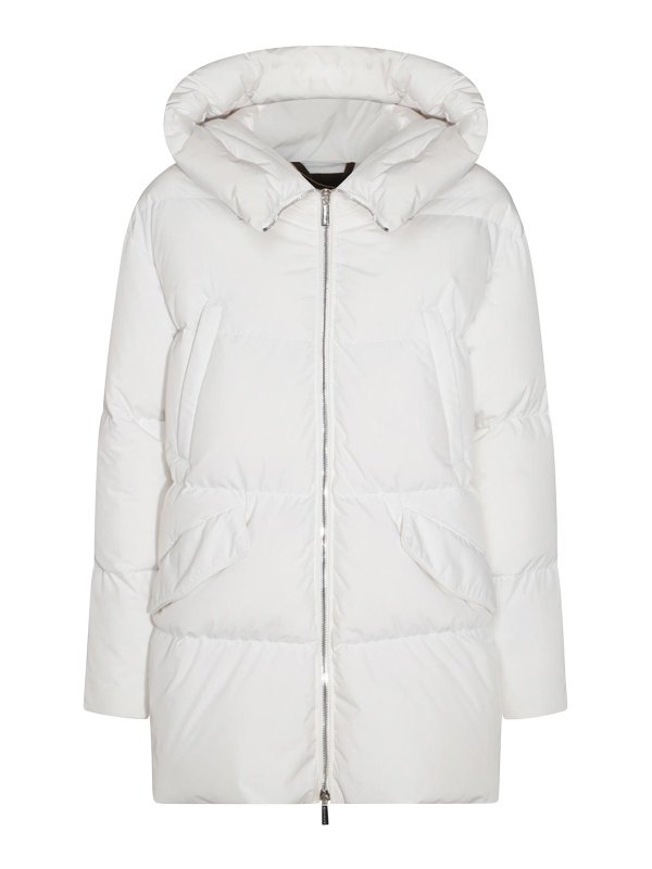 MOORER: ダウン・ハイテクジャケット - ダウンジャケット - 白