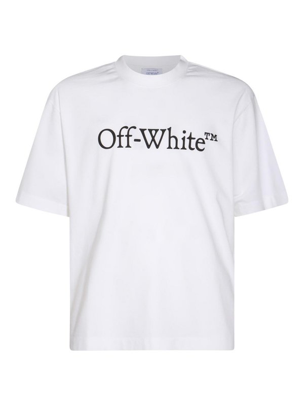 OFF-WHITE: T-shirts - T-Shirt - Weiß