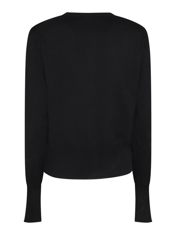 VIVIENNE WESTWOOD: cardigans online - Black Cotton Cardigan