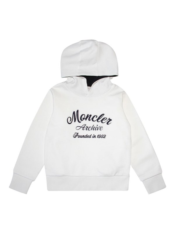 MONCLER: Sweatshirts und Pullover - Sweatshirt - Weiß