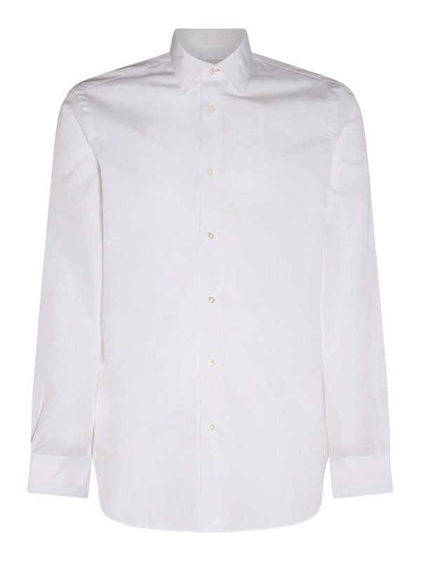PAUL SMITH: camicie - Camicia in cotone bianco