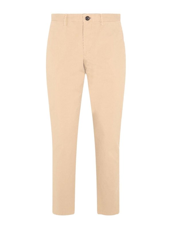 PAUL SMITH: casual trousers - Beige Cotton Pants