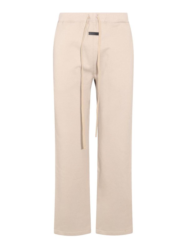 FEAR OF GOD: casual trousers - Beige Cotton Pants