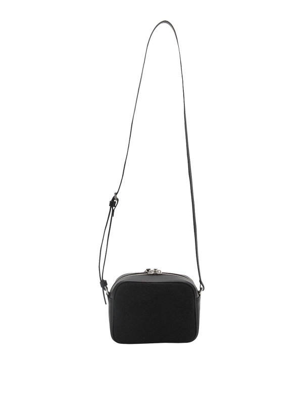 FABIANA FILIPPI: cross body bags - Black Leather Camera Crossbody Bag