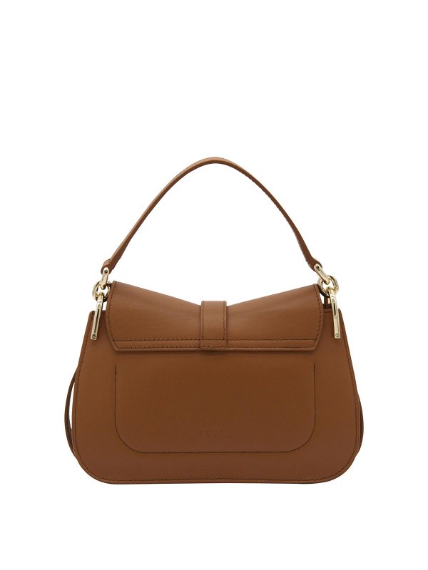 FURLA: cross body bags online - Brown Leather Bag