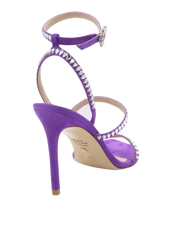 STUART WEITZMAN VIOLET SUEDE サンダル Stuart Weitzman Violet Suede Sandals - Purple | SD132SUEVIOLET