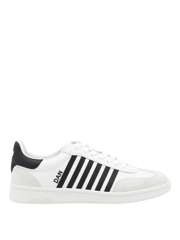 DSQUARED2: Chaussures de sport - Baskets - Blanc