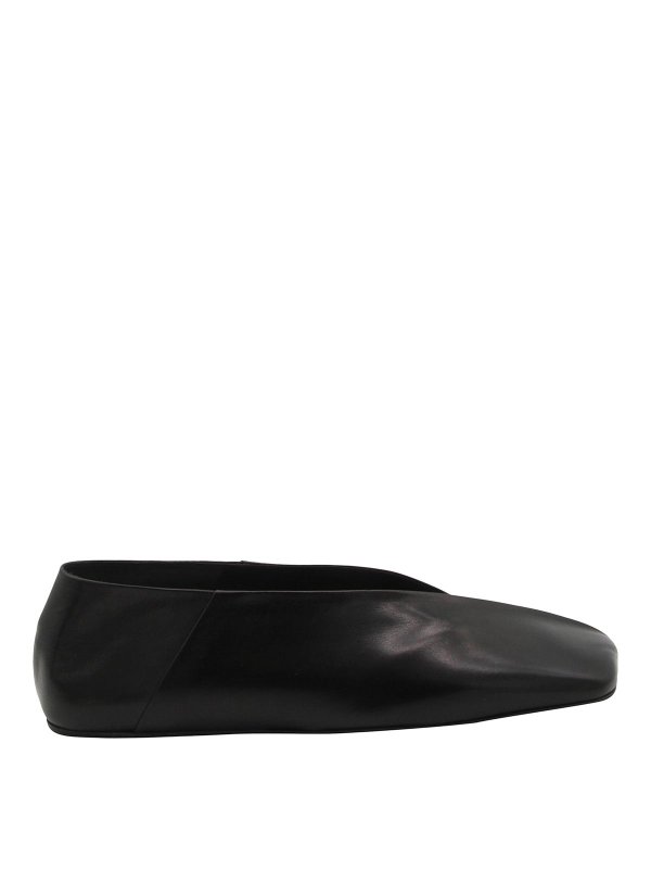JIL SANDER: Ballerines - Ballerines - Noir