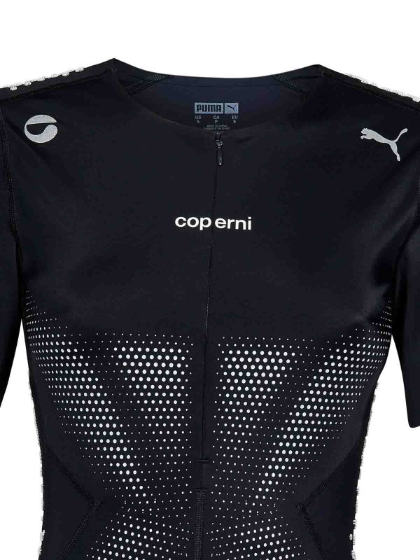 Tech fabric skin-tight speedsuit shop online: PUMA X COPERNI