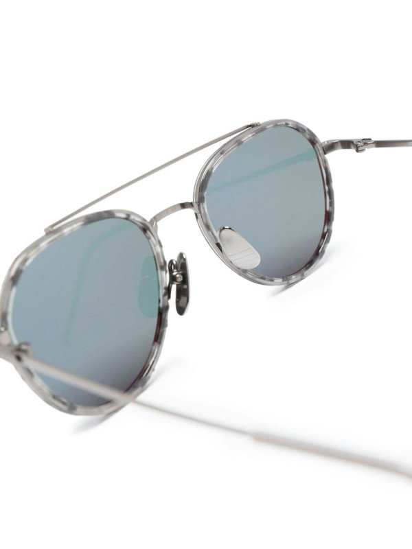 The Best Shops THOM BROWNE: Sonnenbrillen - Sonnenbrille - Grau