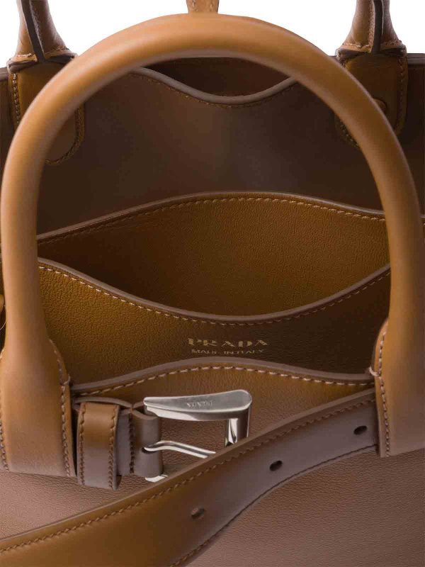 The Best Shops PRADA: Medium Belted Leather Handbag