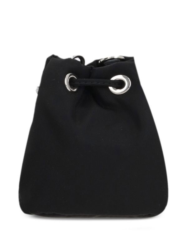 PRADA: cross body bags online - Studded Bucket Bag
