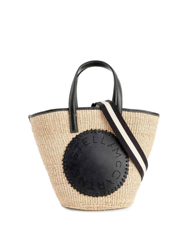 STELLA McCARTNEY: totes bags - Raffia basket bag