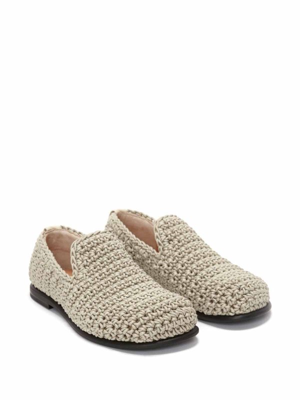 J.W. ANDERSON: Loafers & Slippers online - Crochet Moccasin Loafers