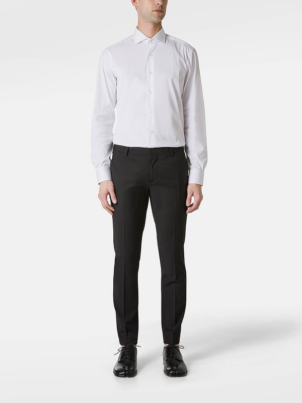 DANIELE ALESSANDRINI: Pantalones de sastrerìa online - Pantalones De Sastrería - Negro